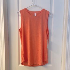 Athleta Breezy Tank Med in Coral